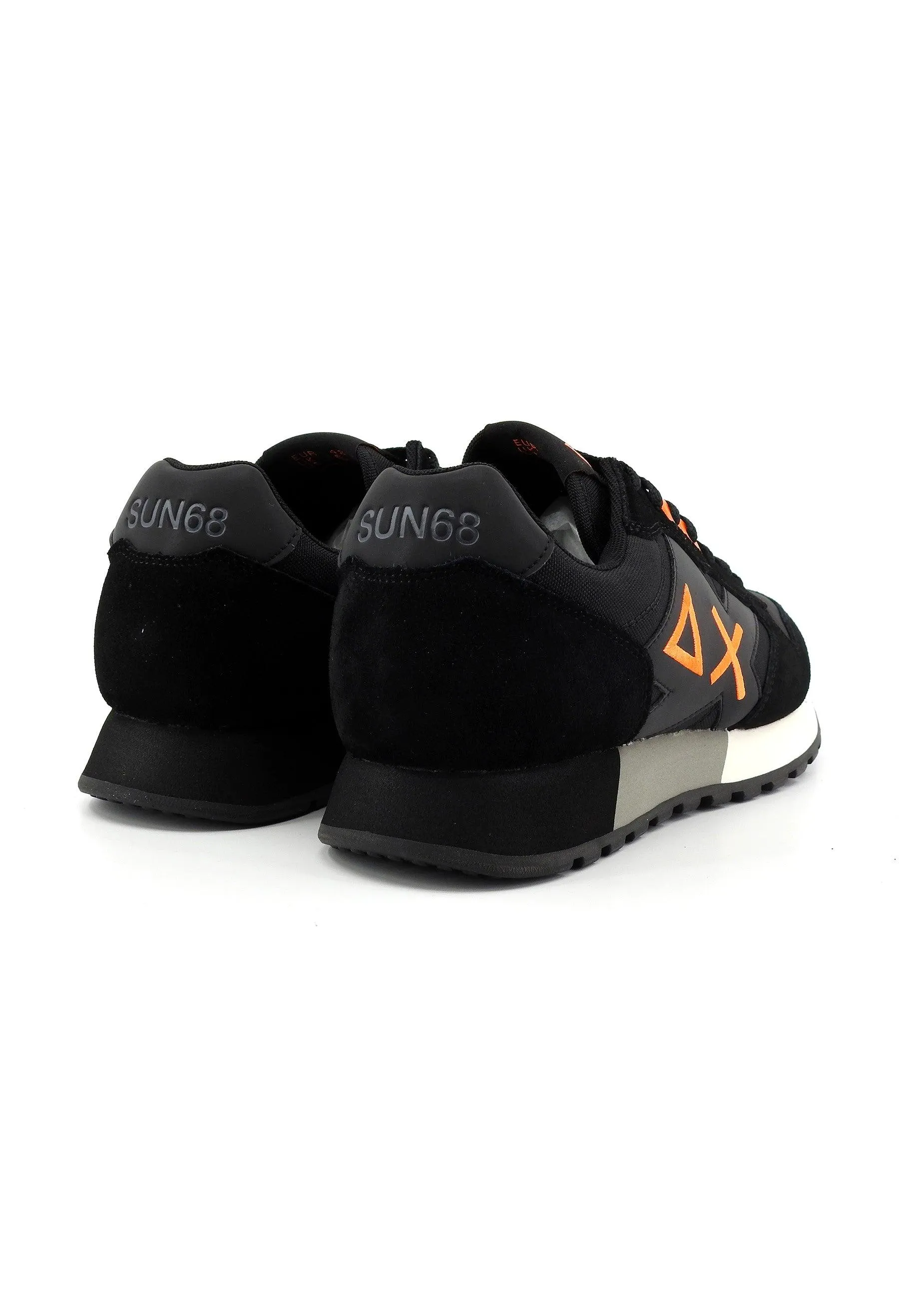 SUN68 Jaki Fluo Sneaker Uomo Nero Z43115