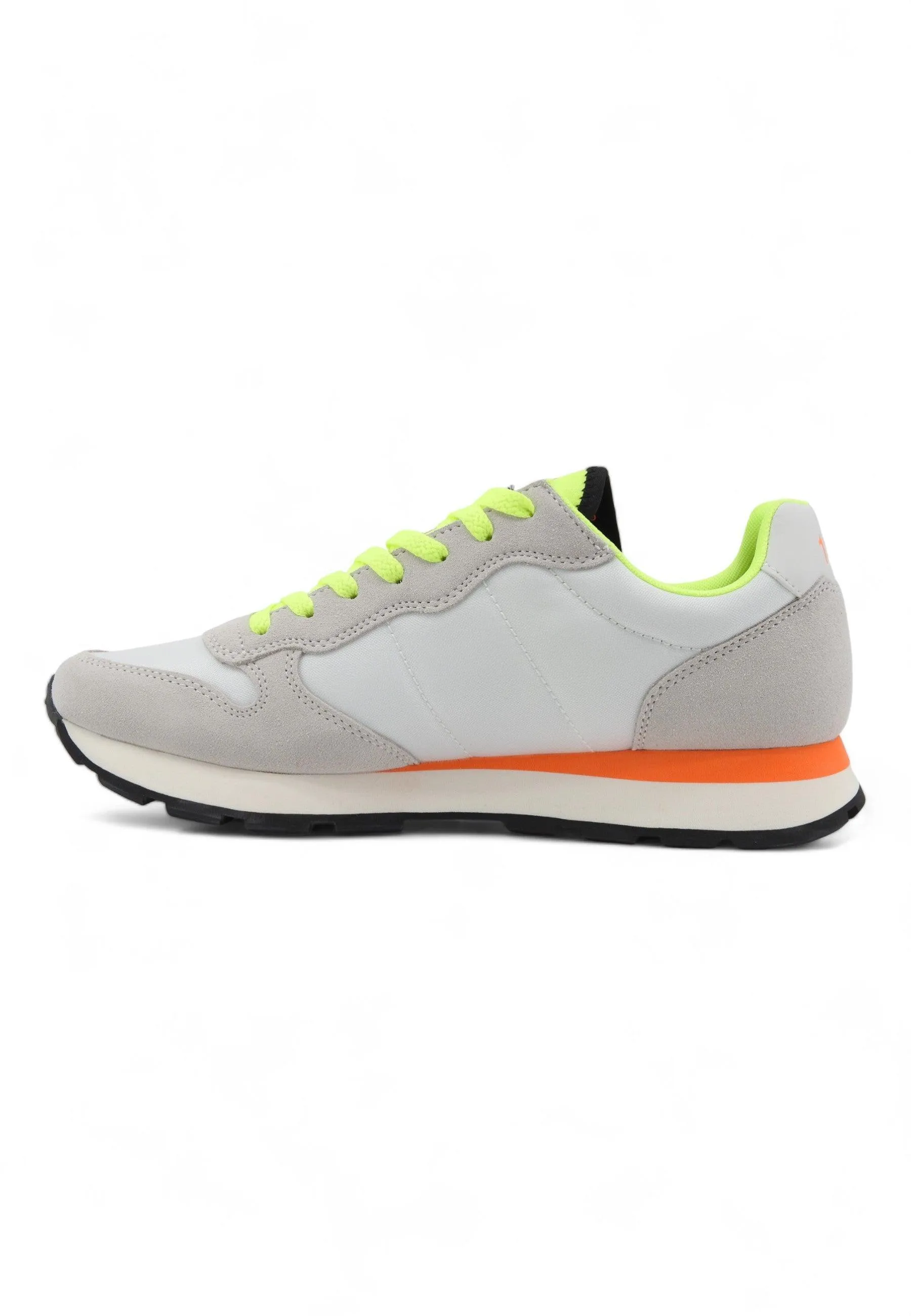 SUN68 Tom Fluo Sneaker Uomo Bianco Z34102