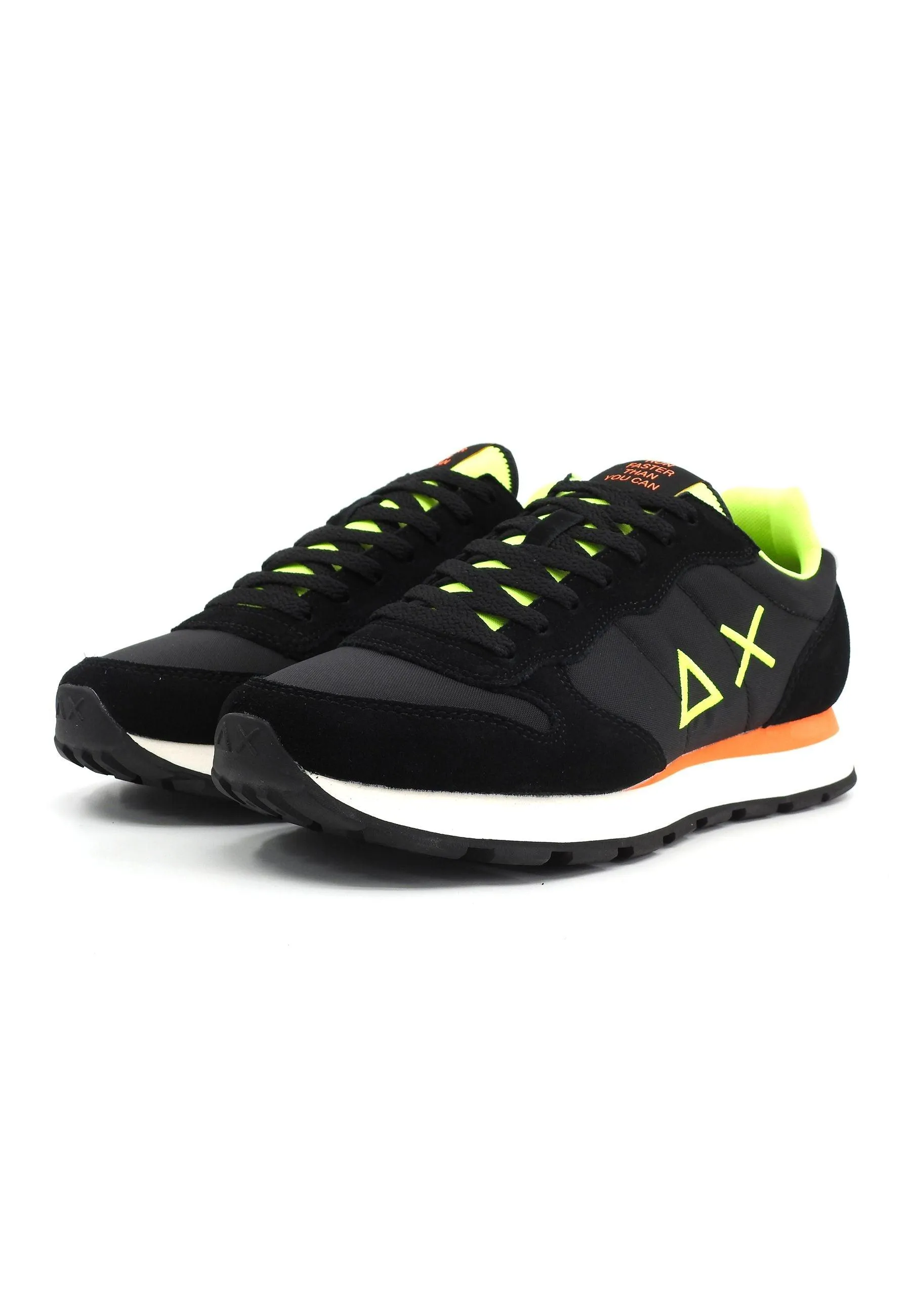 SUN68 Tom Fluo Sneaker Uomo Nero Z34102