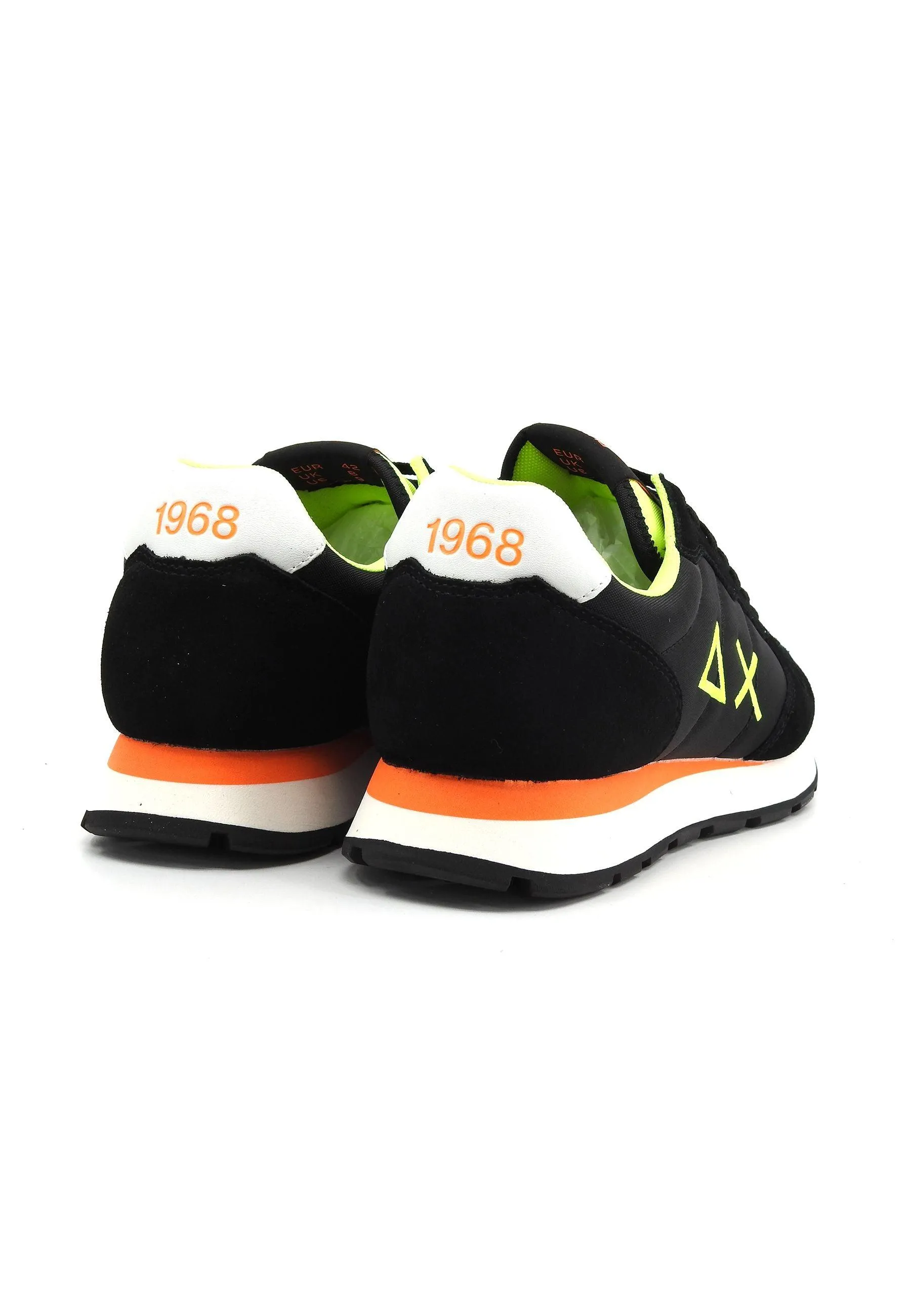 SUN68 Tom Fluo Sneaker Uomo Nero Z34102