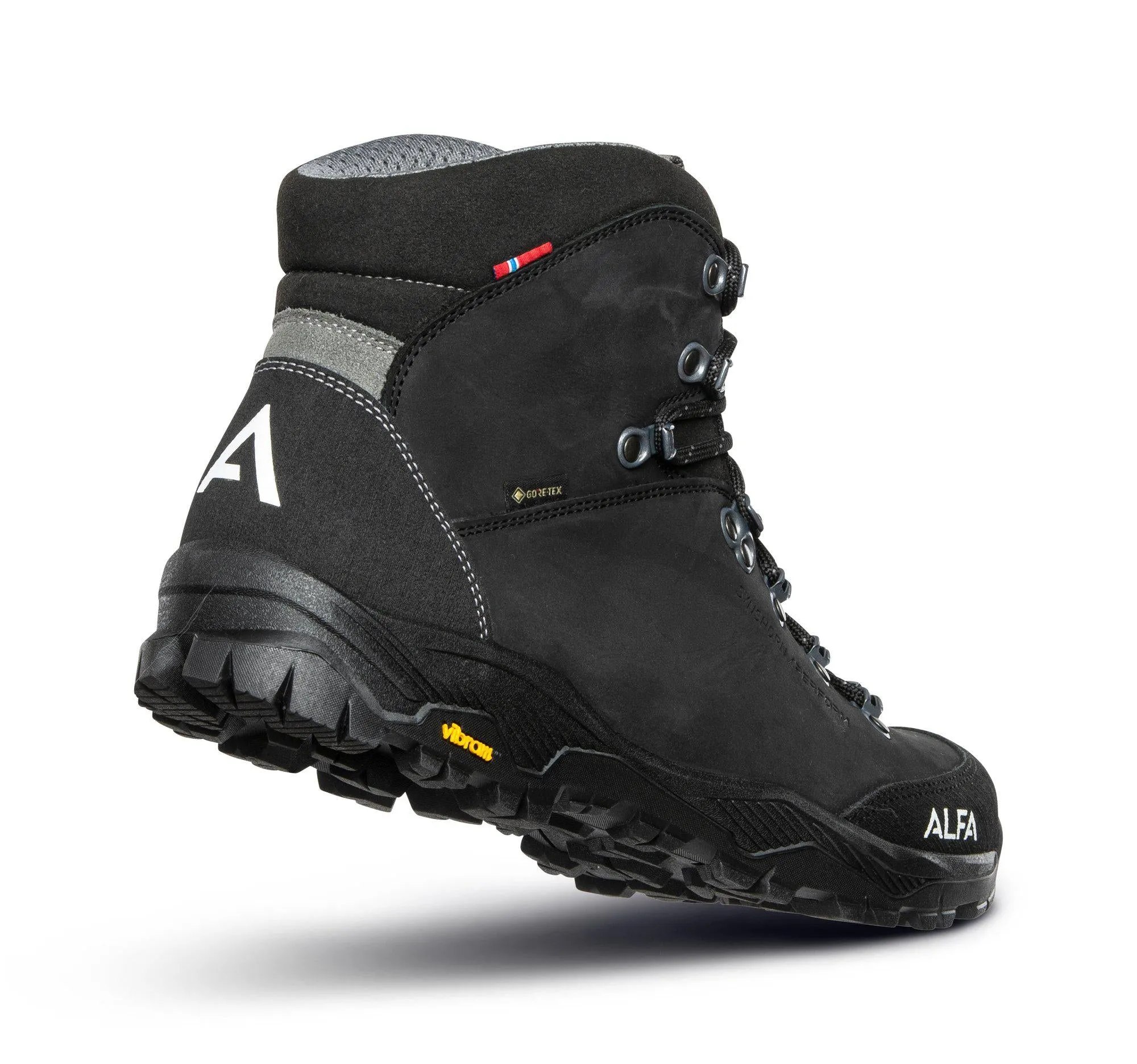 Synshorn Perform GTX M - Lightweight hiking boot - BLACK