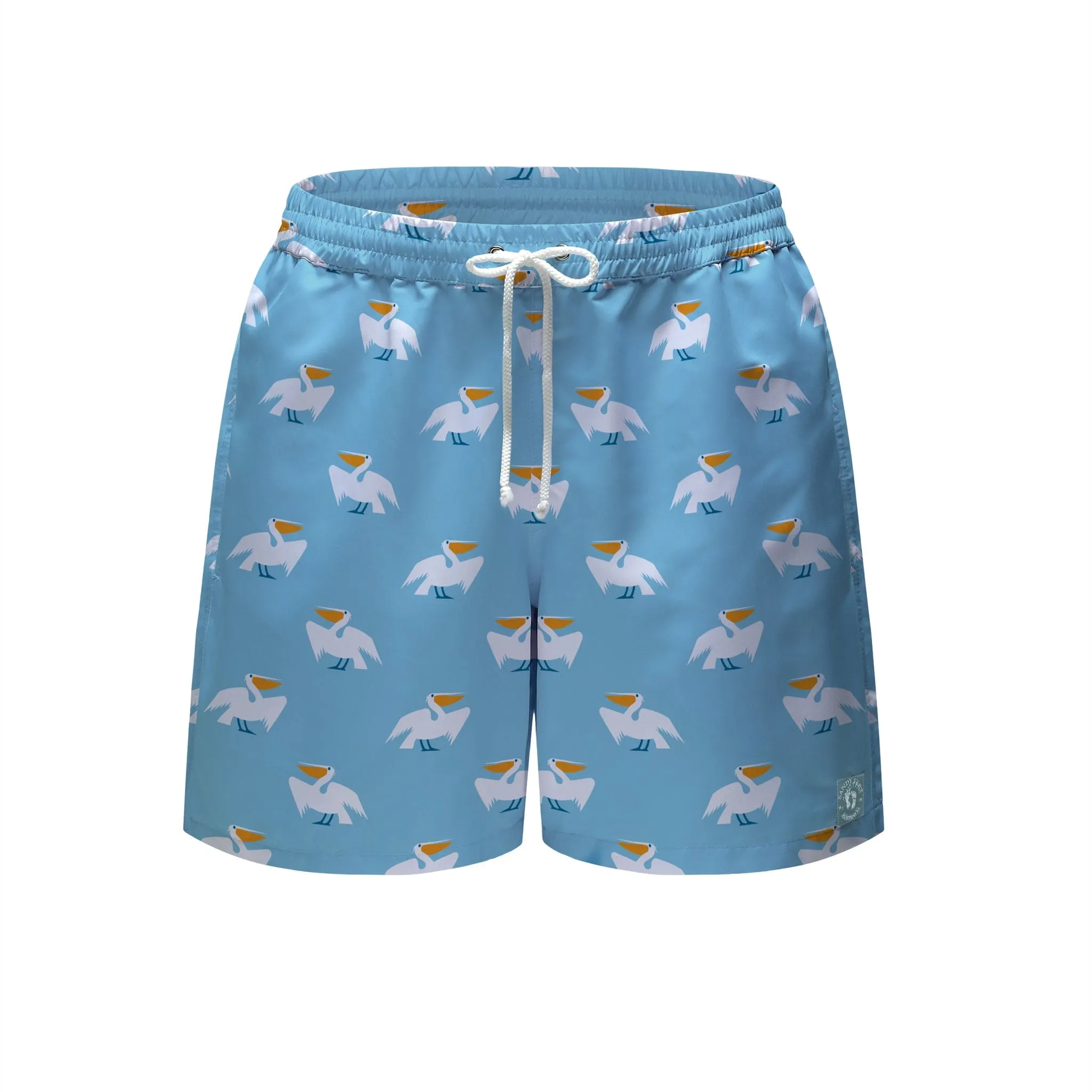 Teen Boys Blue Pelican Board Shorts