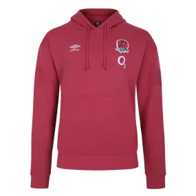 Umbro Men's England Rugby Overhead Hoody 23/24 - Red