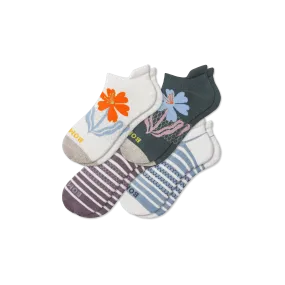 Women's Garden Party Ankle Sock 4-Pack