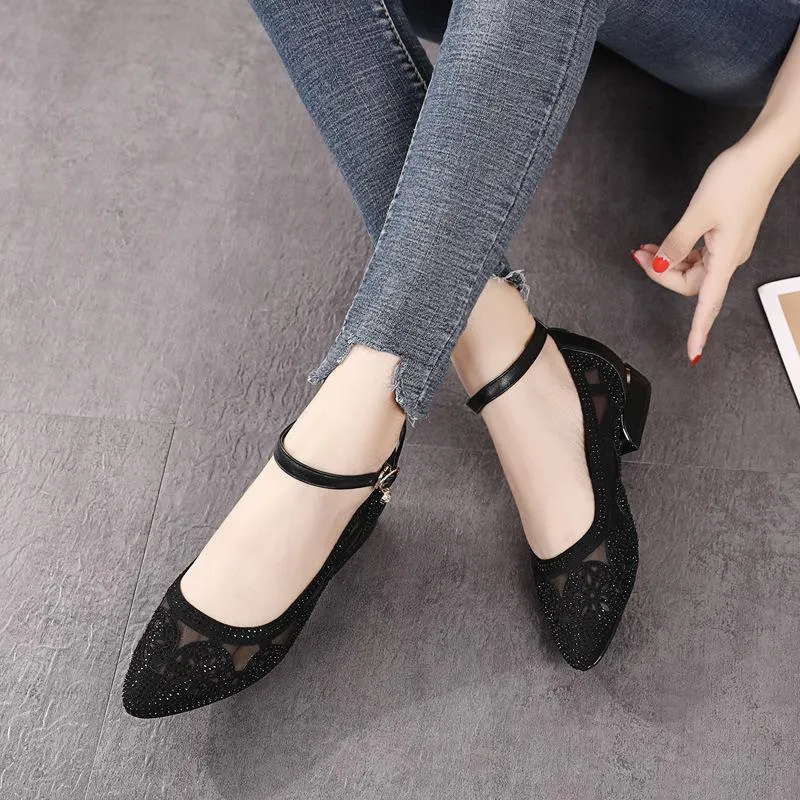 Women's Microfiber Leather Heels Dance Shoes Ballroom Dance Shoes Modern Shoes