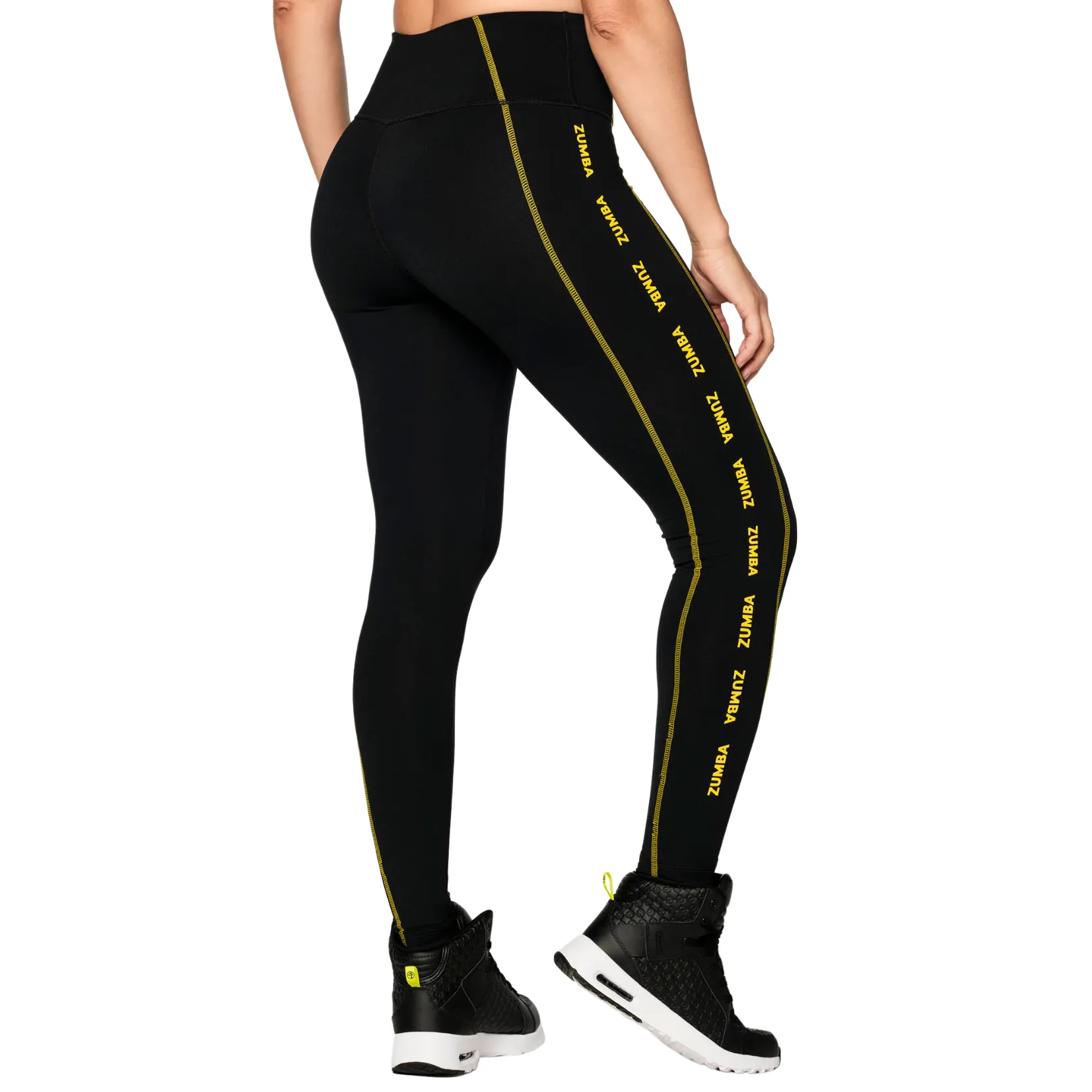 Zumba Bold High Waisted Ankle Leggings