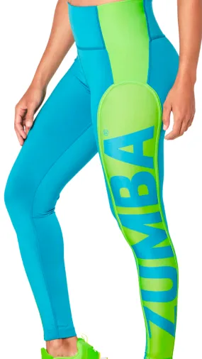 Zumba Creatives Unite High Waisted Ankle Leggings (Special Order)